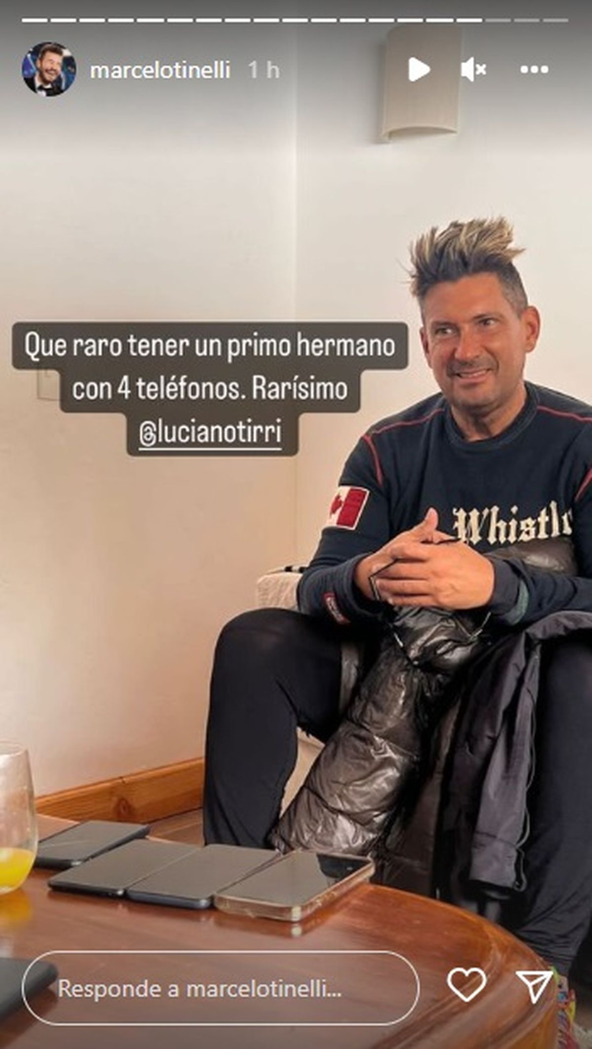 La desopilante imagen de El Tirri que posteó Marcelo Tinelli