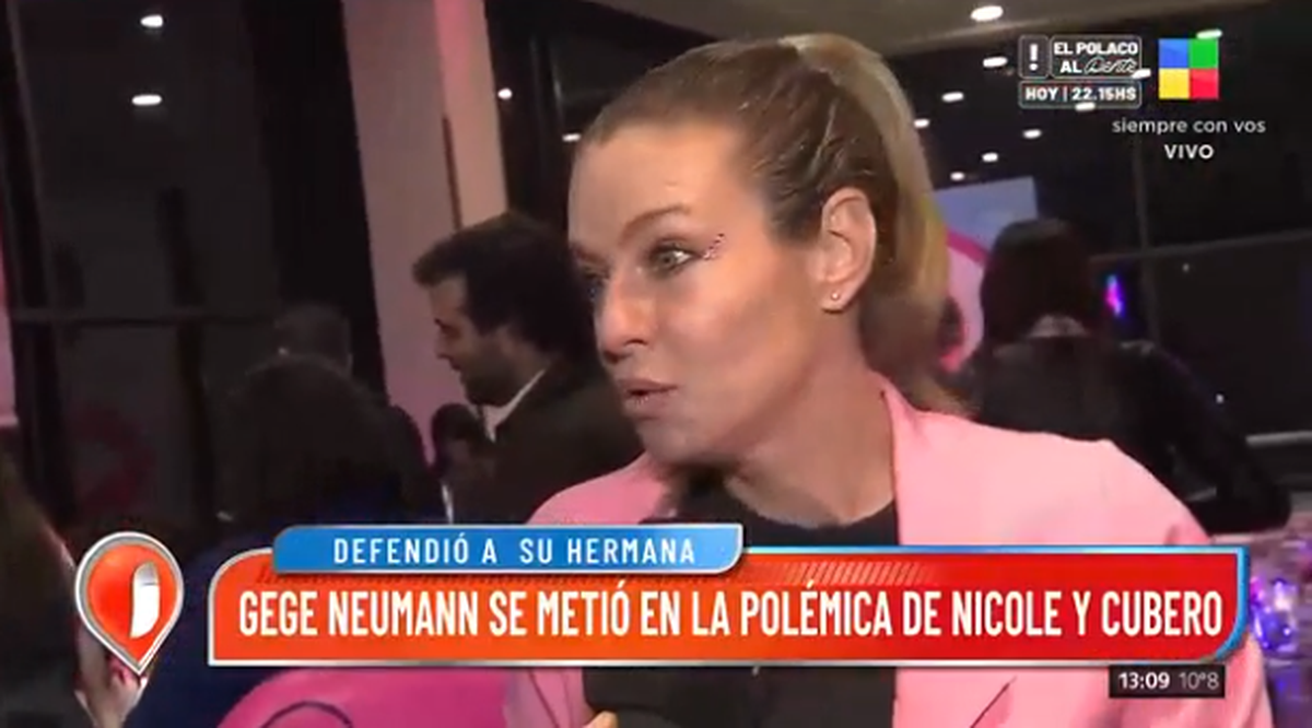 Geraldine Neumann reveló detalles de la boda de Nicole Neumann