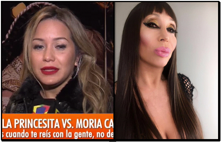 Karina, La Princesita muy critica le respondió a Moria Casán: ''Uno hace humor con lo que puede''