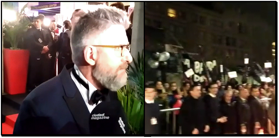 Luis Novaresio habló de la protesta 