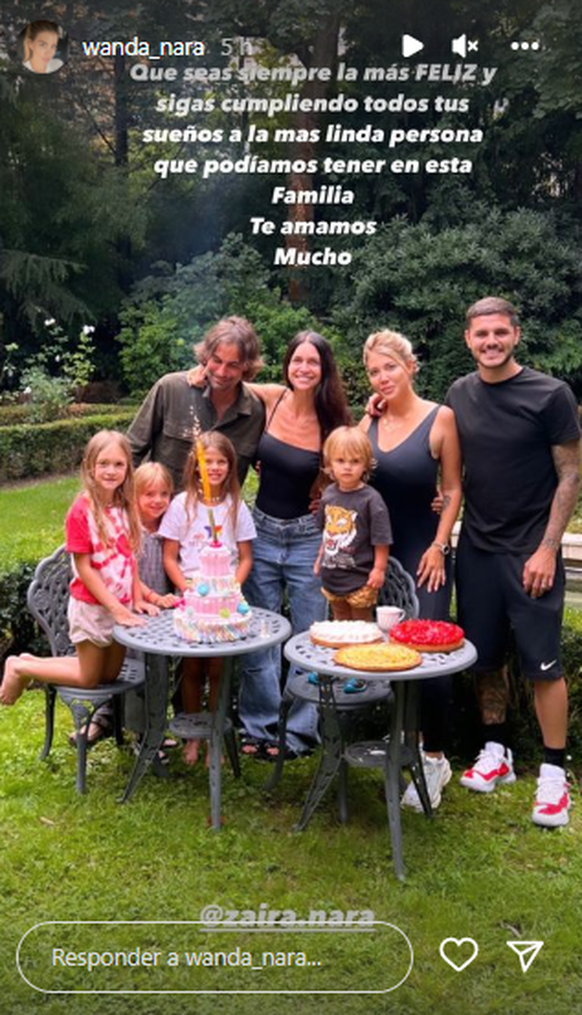 Las fotos del festejo de cumpleaños de Zaira Nara en la casa de Wanda en  Francia