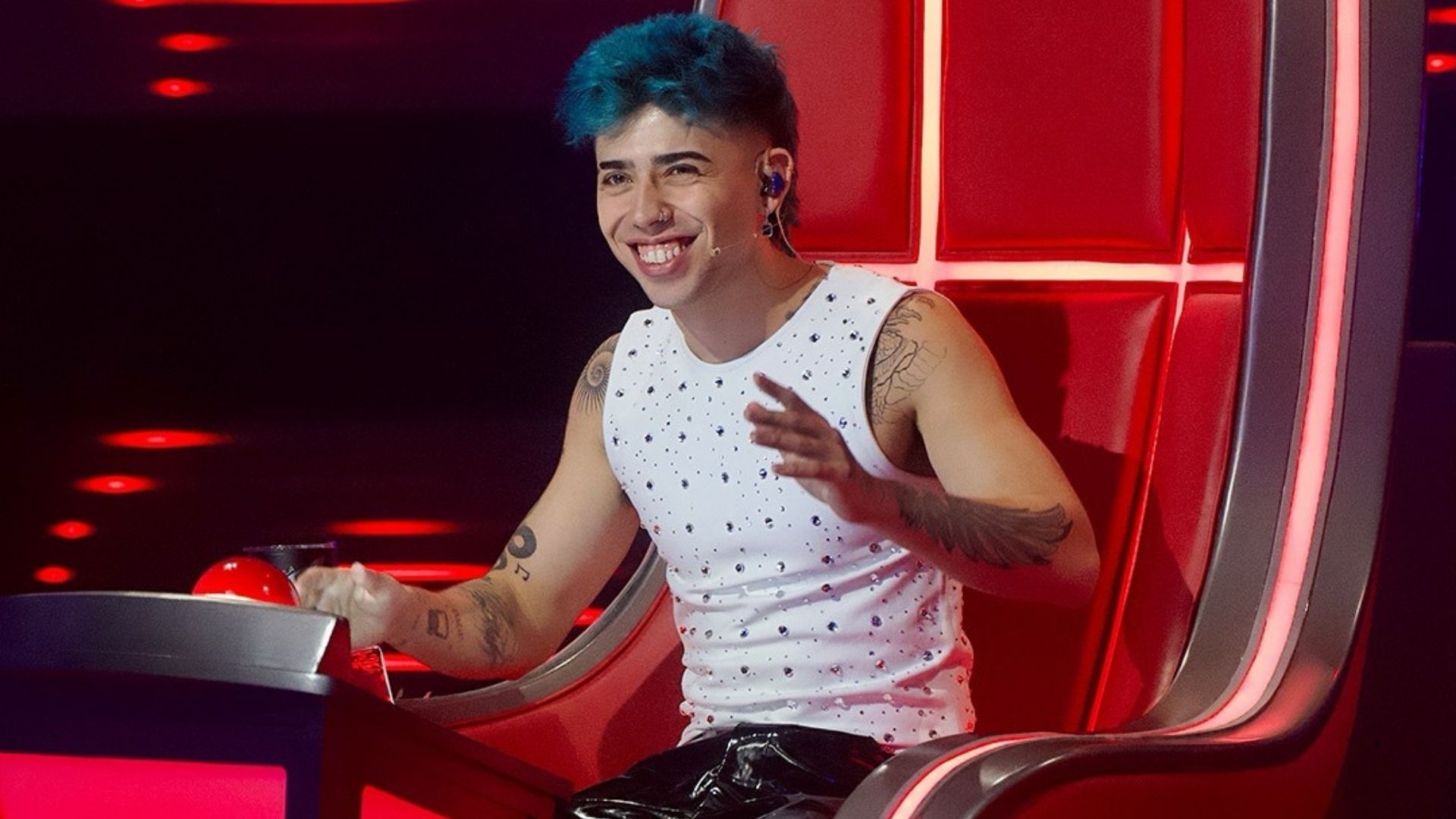 La divertida reacción de Luck Ra al blooper de Susana Giménez en los Martín Fierro