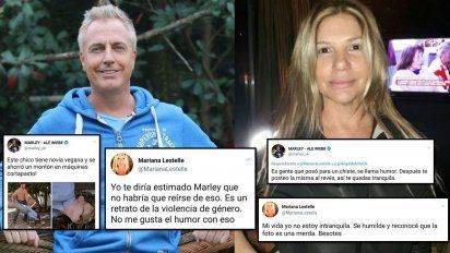 La insólita guerra de Marley y Mariana Lestelle por un chiste: 