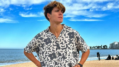 Furor por Marcos Ginocchio en Uruguay: el video de los fanáticos desde las puertas del hotel