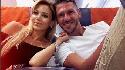 Evangelina Anderson y Martín Demichelis celebraron un nuevo aniversario de su boda