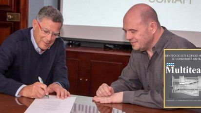 Carlos Rottemberg y un convenio con Comafi, para los dos Multiteatros