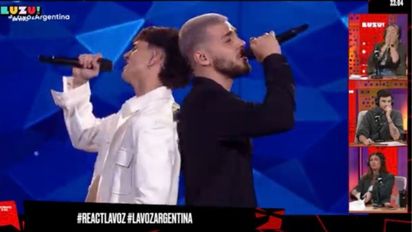 El mal momento de un participante del Team Luck Ra en medio de su presentación en 