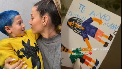 Jimena Barón retó a Momo y su respuesta la sorprendió