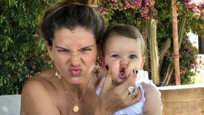 La China Suárez festejó los tres años de Magnolia