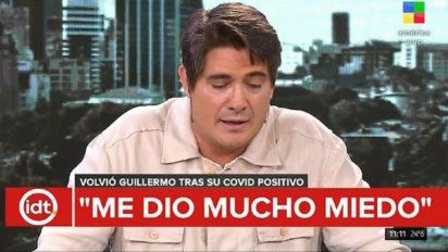 Guillermo Andino se emocionó hasta las lágrimas en su regreso a 