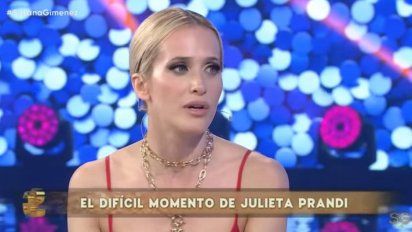 Julieta Prandi visitó a Susana Giménez y habló de su ex marido: 