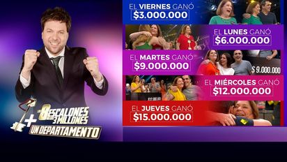 Este viernes una participante de 'Los 8 Escalones' podría batir récord y ganar 18 millones de pesos
