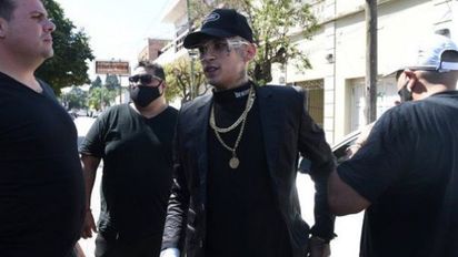 L-Gante salió de la Fiscalía: 