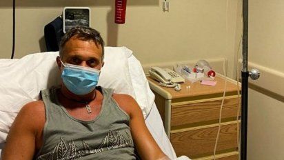 Foto: Sergio Lapegüe está recibiendo plasma de convaleciente