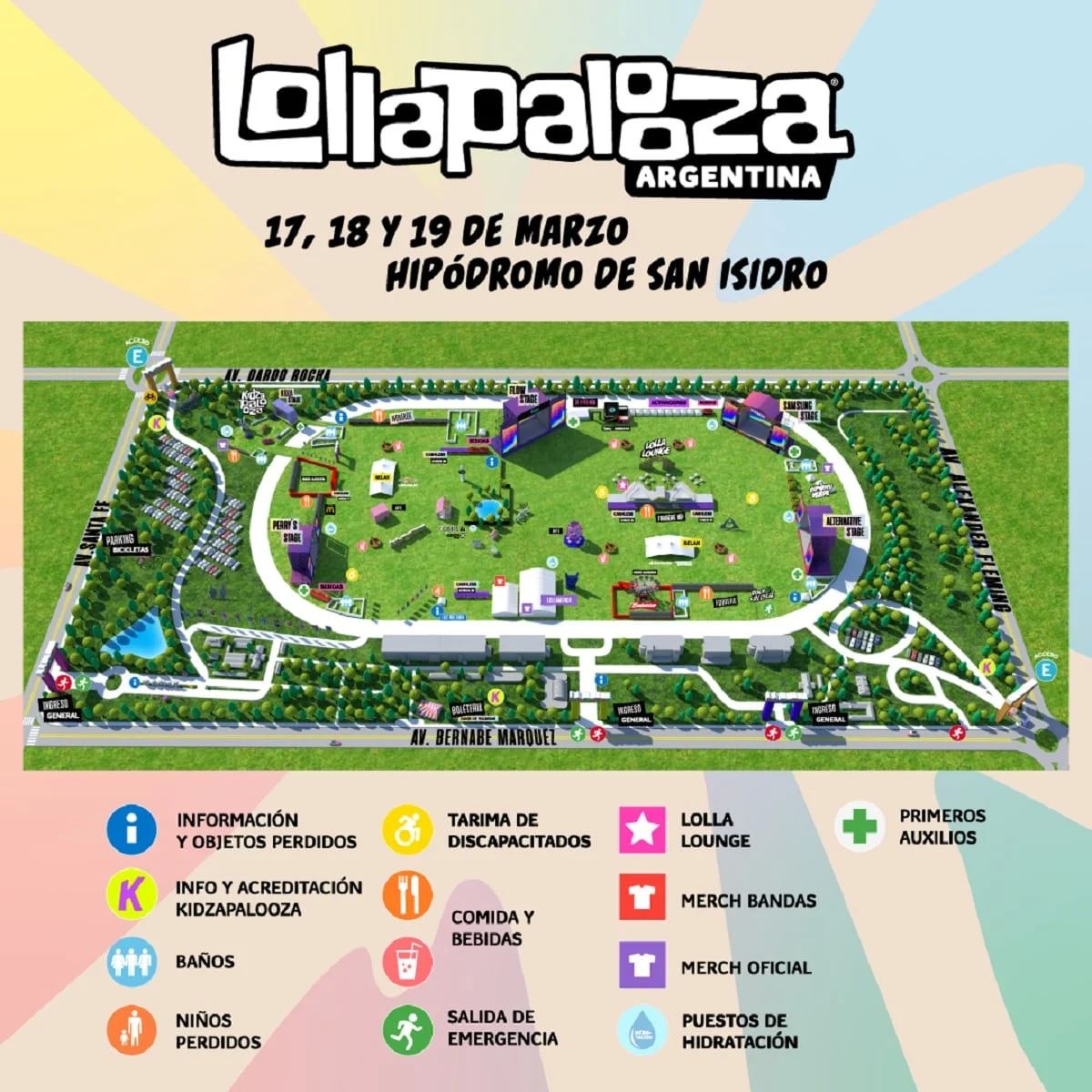 Lollapalooza Argentina 2023 horarios, entradas, mapa y dónde ver por