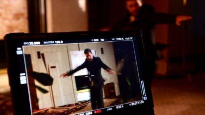 Tinelli graba la promo del Bailando y baila con coreo de Mati Napp