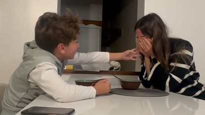 Entre lágrimas: La gran sorpresa que le dio Jimena Barón a su hijo Momo