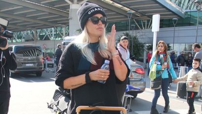 La provocación de Wanda Nara a la China Suárez antes de llegar al país