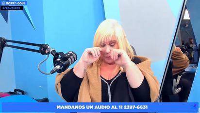 El palito de Laura Ubfal a Gastón Trezeguet por la promo del streaming 