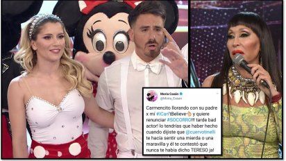 Moria siguió la pelea con Bal por Twitter: 
