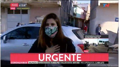 Intentaron asaltar con un cuchillo a periodista de TN Cecilia Insigna 