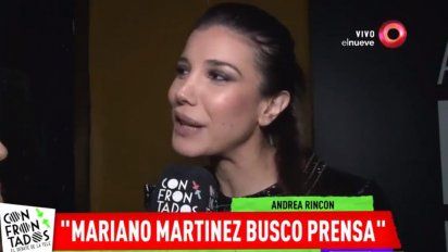 Andrea Rincón salió en defensa de Julieta Ortega por la denuncia de Mariano Martínez: 