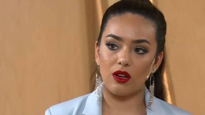 Ángela Leiva se incomodó al ser preguntada por el 