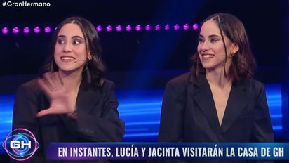 Así fue la entrada de Lucía y su gemela a la casa de 'Gran Hermano'