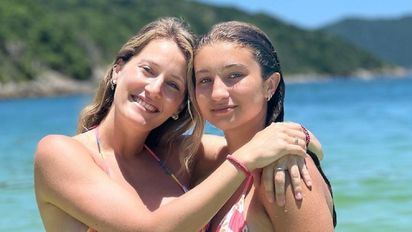 ¡Súper compinches! Indiana Cubero y Mica Viciconte fueron a jugar tenis juntas