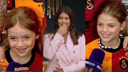 La tierna rueda de prensa de Francesca e Isabella Icardi, las hijas de Wanda Nara