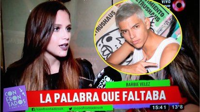 Barbie Vélez habló de la interna familiar entre su mamá y su hermano