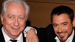 Robert Downey Jr. junto a su padre 