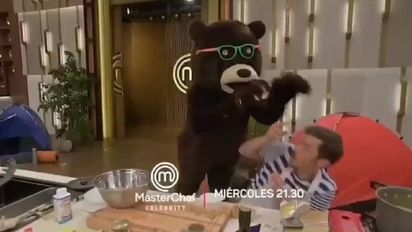 Damián Betular asustó a Tomás Fonzi en MasterChef Celebrity