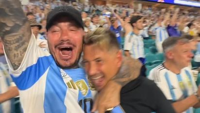 Marcelo Tinelli también vivió los incidentes en la entrada al partido de la Selección Argentina vs Colombia