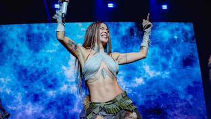 ¿Quién es Greeicy, la cantante colombiana que estuvo ayer en 