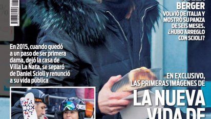 Las dos mujeres de Scioli en una tapa: la nueva vida de Rabolini y la panza de Berger