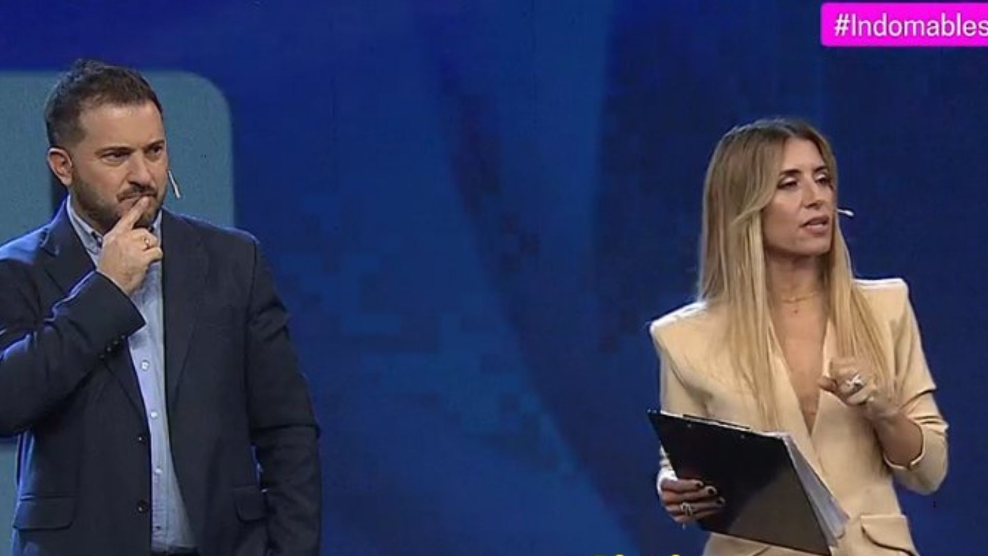 El blooper de Mariana Brey al final de la emisión de 