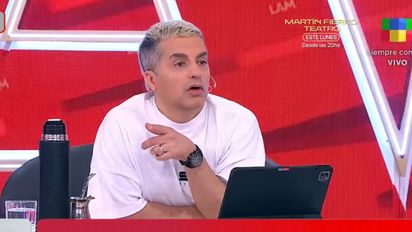 LAM: la novia de un ex participante de Gran Hermano que se sumó a la tribuna