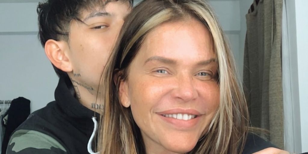 Nazarena Vélez celebró los 26 de su hijo Chino con una foto retro junto a Daniel Agostini