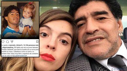 Maradona anunció el casamiento y Dalma y estalló la interna