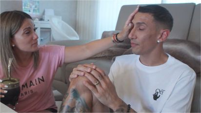 Entre lágrimas, Ángel Di María y su mujer muestran su intimidad en nuevo documental de Netflix