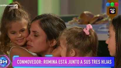 'Gran Hermano': el video del ingreso de las hijas de Romina a la casa