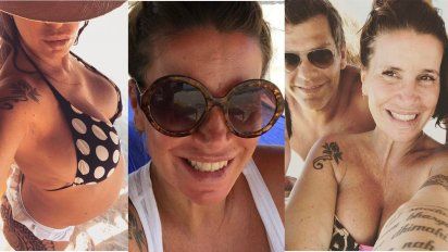 El álbum de las vacaciones de Florencia Peña con su pareja y sus hijos en México