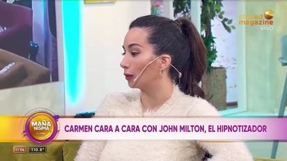 Estefanía Berardi estalló contra el hipnotizador que fue a Mañanísima: 