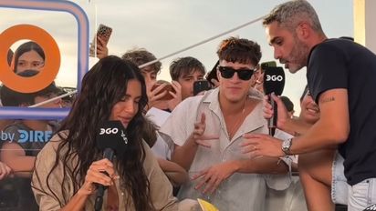Zaira Nara fue sorprendida en vivo por Bauleti con un particular detalle
