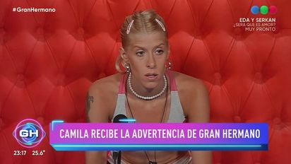 Camila quedó en placa por decisión de 