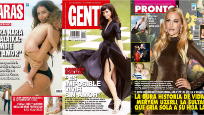 El misterioso amor de Griselda Siciliani; Zaira Nara y su hija, en las tapas de la semana