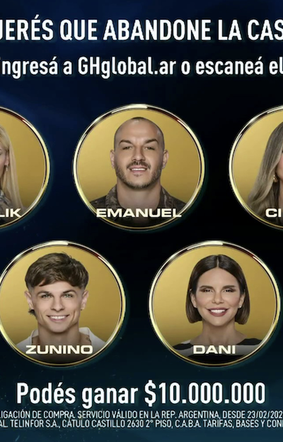 Gran Hermano: quién se va este lunes 11 de mayo, según encuestas