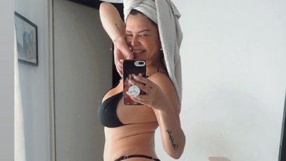 Nazarena Vélez y su increíble figura al natural