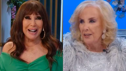 La pregunta de Moria Casán que puso en aprietos a Mirtha Legrand en su programa